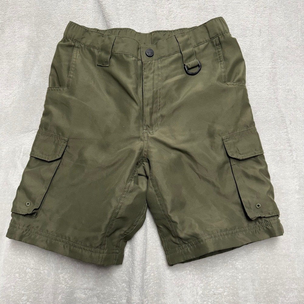 Boy Scouts of‎ America Uniform Switchbacks Cargo Shorts Youth Large Olive Green